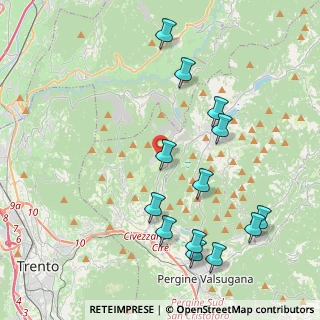 Mappa 38040 Fornace TN, Italia (4.53)