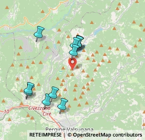 Mappa Miola, 38042 Baselga di Piné TN, Italia (3.57091)