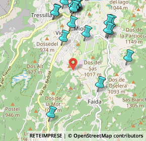 Mappa Miola, 38042 Baselga di Piné TN, Italia (1.323)