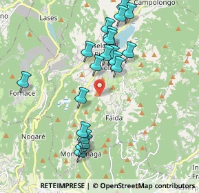 Mappa Miola, 38042 Baselga di Piné TN, Italia (1.9195)