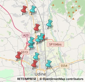 Mappa Via Santa Fosca, 33010 Feletto Umberto UD, Italia (3.58417)