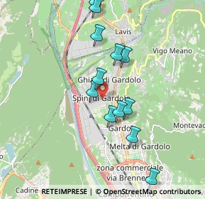 Mappa Via Linz, 38121 Trento TN, Italia (1.74583)