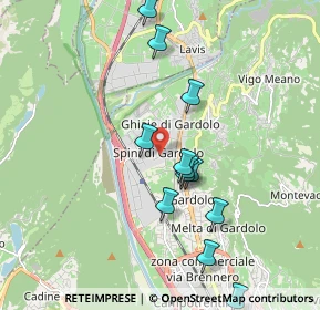 Mappa Via Linz, 38121 Trento TN, Italia (1.8275)
