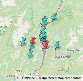 Mappa Via Linz, 38121 Trento TN, Italia (8.77846)