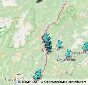 Mappa Via Linz, 38121 Trento TN, Italia (17.285)