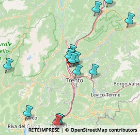 Mappa Via Linz, 38121 Trento TN, Italia (16.902)