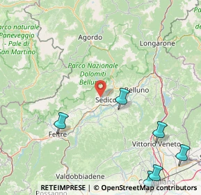 Mappa Località Fornaci, 32036 Sedico BL, Italia (35.06667)