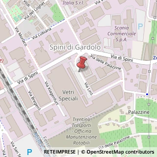 Mappa Via Linz Spini di Gardolo, 15, 38121 Trento, Trento (Trentino-Alto Adige)