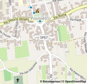 Mappa Vicolo del Freddo, 33040 Povoletto UD, Italia (0.11923)