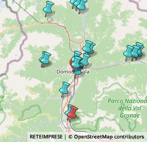 Mappa Piazza Camillo Benso Conte di Cavour, 28845 Domodossola VB, Italia (7.6255)