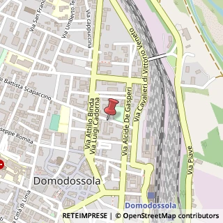 Mappa Via Trieste, 14, 28845 Domodossola, Verbano-Cusio-Ossola (Piemonte)