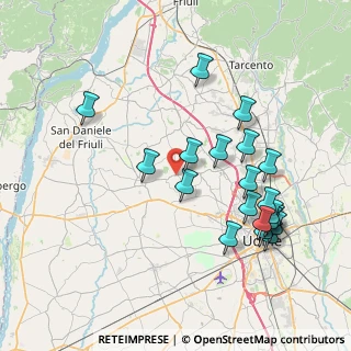 Mappa Via S. Ippolito, 33030 Moruzzo UD, Italia (8.0535)