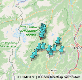 Mappa Loc. Costa, 38080 Bocenago TN, Italia (9.20882)