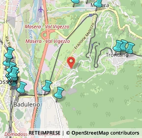 Mappa Via Str. Vecchia, 28859 Trontano VB, Italia (1.583)