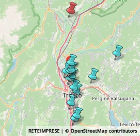 Mappa Via dei Palustei, 38121 Meano TN, Italia (6.20286)