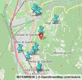 Mappa Via dei Palustei, 38121 Meano TN, Italia (2.12091)
