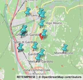 Mappa Via dei Palustei, 38121 Meano TN, Italia (1.82933)