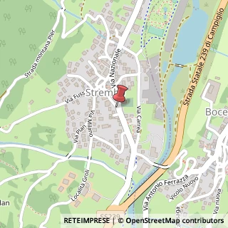 Mappa Via Giuseppe Garibaldi, 54, 38080 Strembo, Trento (Trentino-Alto Adige)