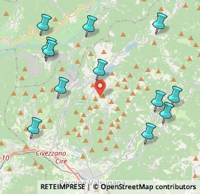 Mappa Via delle Meie, 38042 Baselga di Piné TN, Italia (4.86333)