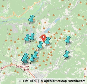 Mappa Via delle Meie, 38042 Baselga di Piné TN, Italia (3.77583)