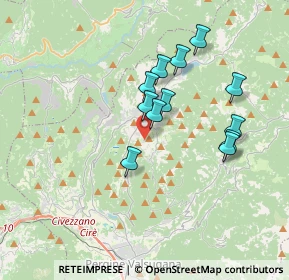 Mappa Via delle Meie, 38042 Baselga di Piné TN, Italia (3.07333)