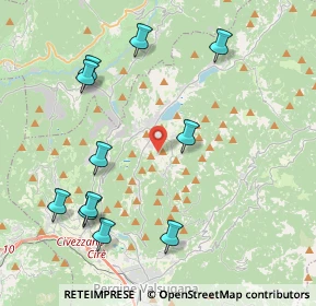 Mappa Via delle Meie, 38042 Baselga di Piné TN, Italia (4.59455)