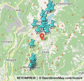 Mappa Via delle Meie, 38042 Baselga di Piné TN, Italia (1.843)