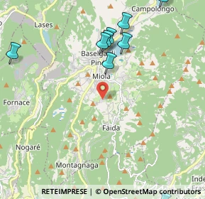 Mappa Via delle Meie, 38042 Baselga di Piné TN, Italia (2.92909)