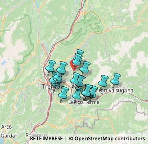 Mappa Via delle Meie, 38042 Baselga di Piné TN, Italia (10.0205)
