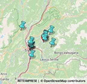 Mappa Via delle Meie, 38042 Baselga di Piné TN, Italia (7.88733)