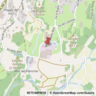 Mappa Via delle Meie, 15, 38042 Baselga di Piné, Trento (Trentino-Alto Adige)