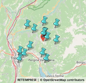 Mappa Via delle Meie, 38042 Baselga di Piné TN, Italia (5.66667)