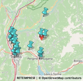 Mappa Via delle Meie, 38042 Baselga di Piné TN, Italia (9.3195)