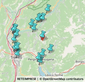 Mappa Via delle Meie, 38042 Baselga di Piné TN, Italia (8.377)