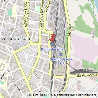 Mappa Piazza Stazione, 1, 28845 Domodossola, Verbano-Cusio-Ossola (Piemonte)