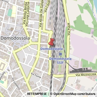 Mappa Via Geremia Bonomelli, 28845 Domodossola VB, Italia, 28845 Domodossola, Verbano-Cusio-Ossola (Piemonte)