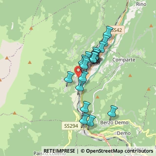 Mappa Via Gallena, 25040 Malonno BS, Italia (1.3565)