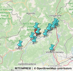 Mappa A a1, 32036 Sedico BL, Italia (9.95385)