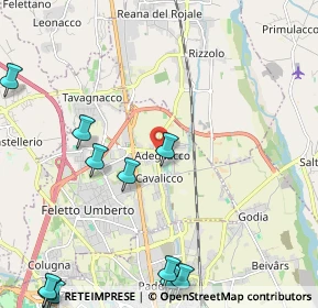 Mappa Via Centrale, 33010 Feletto Umberto UD, Italia (3.09)