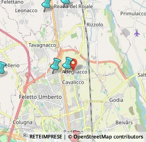 Mappa Via Centrale, 33010 Feletto Umberto UD, Italia (3.59182)