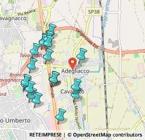 Mappa Via Centrale, 33010 Feletto Umberto UD, Italia (1.012)