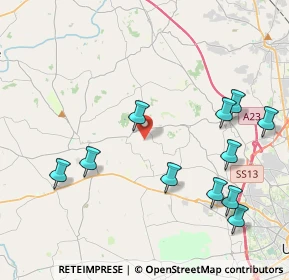 Mappa Stradele dal Pascut, 33030 Moruzzo UD, Italia (4.59545)