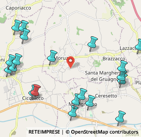 Mappa Stradele dal Pascut, 33030 Moruzzo UD, Italia (2.8225)