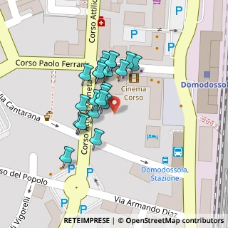 Mappa Corso Attilio Moneta, 28845 Domodossola VB, Italia (0.00455)