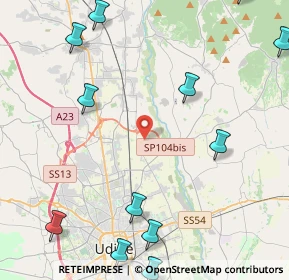Mappa Reana Del Rojale, 33010 Reana del Rojale UD, Italia (6.01833)