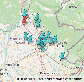 Mappa Reana Del Rojale, 33010 Reana del Rojale UD, Italia (9.39313)