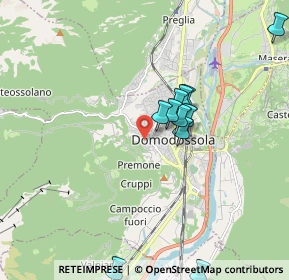 Mappa Via Gisella Floreanini, 28845 Domodossola VB, Italia (2.01083)