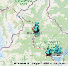 Mappa Via Gisella Floreanini, 28845 Domodossola VB, Italia (13.592)