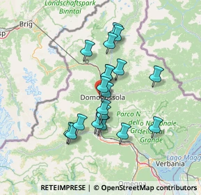 Mappa Via Gisella Floreanini, 28845 Domodossola VB, Italia (11.21579)