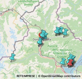 Mappa Via Gisella Floreanini, 28845 Domodossola VB, Italia (19.1855)